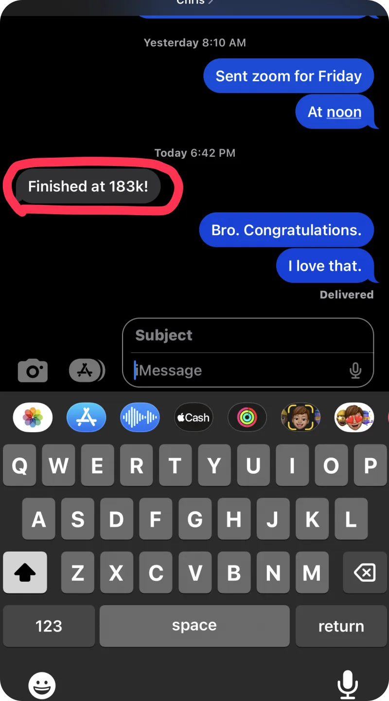Client result screenshot 4